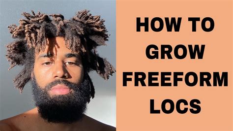 How To Grow Freeform Locs Dreads Youtube