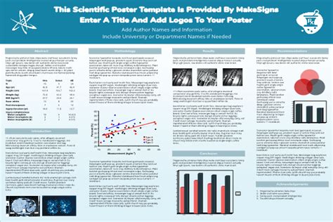 Scientfic Poster Powerpoint Templates Makesigns