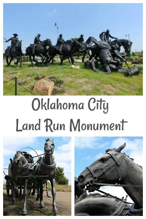 Oklahoma City Riverwalk Centennial Land Run Monument With Photos