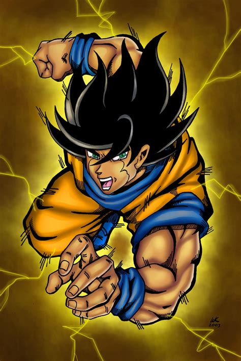 Goku In Color By Wlk Creations On Deviantart