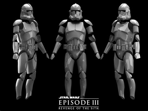 Phase Ii Clone Trooper Cgi Star Wars Episode Iii Ph