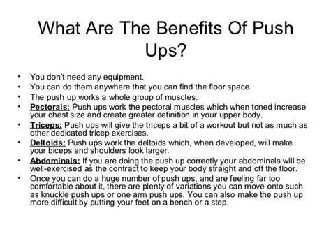 Push Ups Vs Bench Press