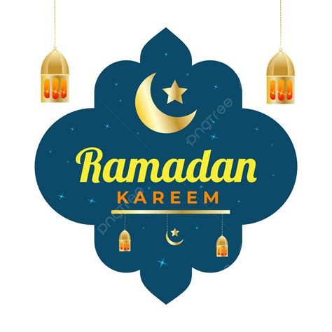 Gambar Kareem Ramadhan Islami Dengan Gambar Lentera Dan Bulan