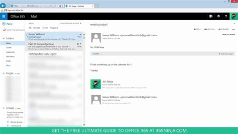 Group Emails Into Conversations In Outlook Online Youtube