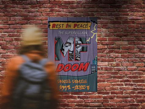 Rip Mf Doom Poster Rmfdoom