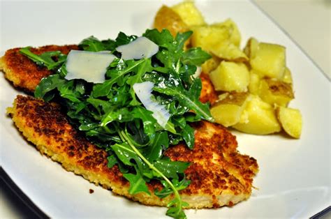 Season with salt, pepper, and a sprinkle of sugar if desired. Panko-Crusted Turkey Cutlets with Arugula and Parmesan | Taste As You Go