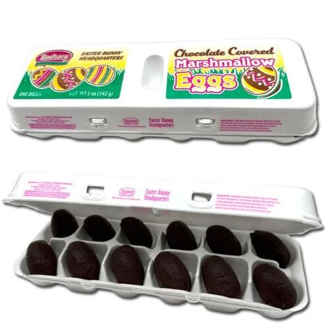 Zachary Chocolate Covered Marshmallow Eggs Dozen Factory Sealed Carton