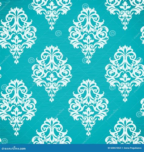Vector Seamless Pattern In Victorian Style Stock Illustration Image