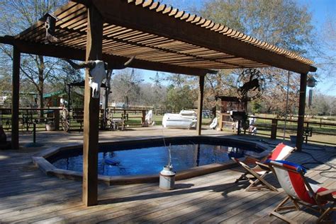 12 X 24 Ag Pool And Deck Above Ground Pool In Ground Pools Small