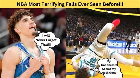 Nba Most Terrifying Falls Ever Seen Before Youtube