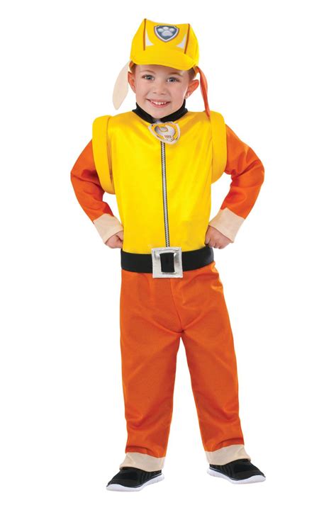 Costume Enfant Patpatrouille Rubble Très Petit Halloween