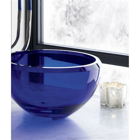 Victor Cobalt Blue Glass Bowl Glass Bowl Blue Glass Glass