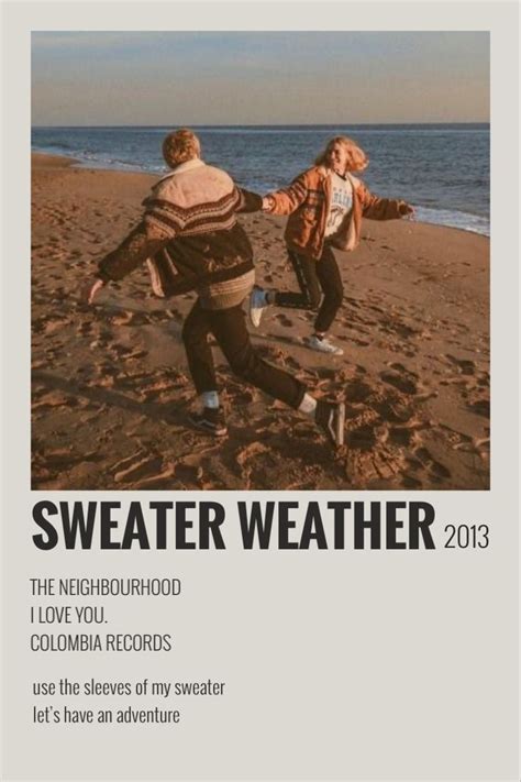 Sweater Weather The Nbhd Poster Music Poster Design Music Poster