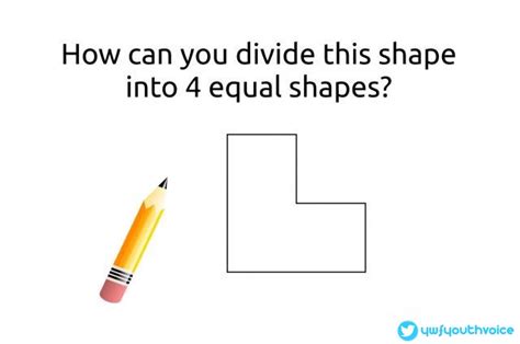 Can You Divide This Figure Into 4 Equal Parts