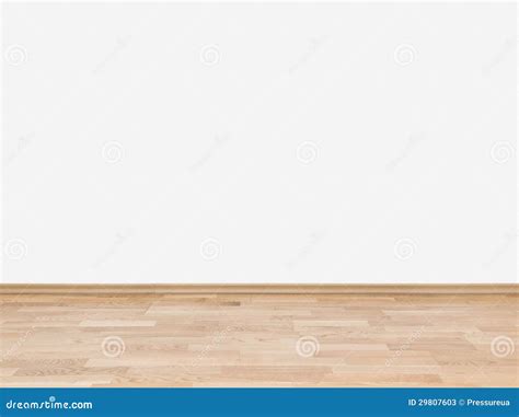 Empty White Wall With Wooden Floor Stock Photos Image 29807603