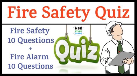 Fire Safety Quiz Fire Alarm Safety Quiz Fire Quiz Fire Safety