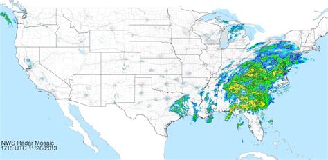 The map can be animated to show the previous one hour of radar. 5 Most Menacing Thanksgiving Travel Maps - ABC News