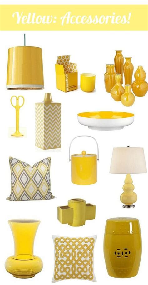 Decorating Advice Yellow Living Room Accessories Yellow Decor