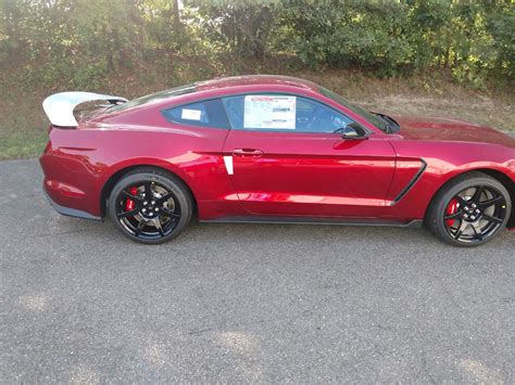 19 Ruby Red Gt350r Just Arrived At Factory Msrp Mustang Gt350 Forums
