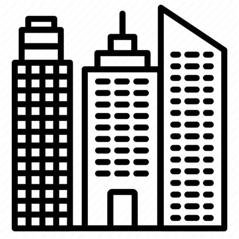 City Architecture House Building Property Icon Download On Iconfinder