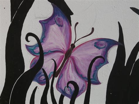 Free Images Flower Purple Animal Color Butterfly Graffiti