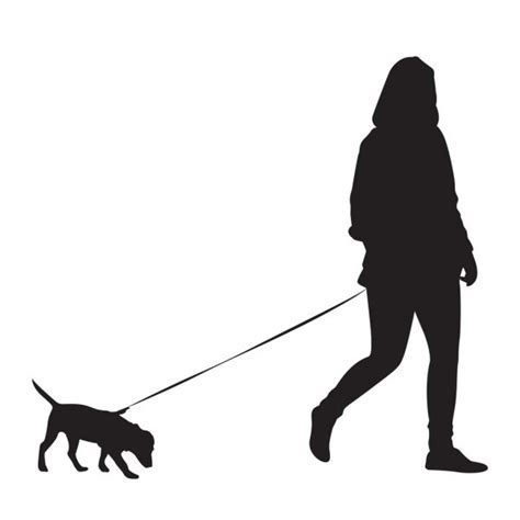 Vectores de stock de Perro caminando, ilustraciones de Perro caminando ...