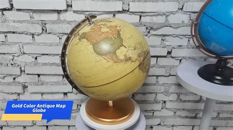 30cm Antique Globes Earth Model World Map Desk Decoration World Map