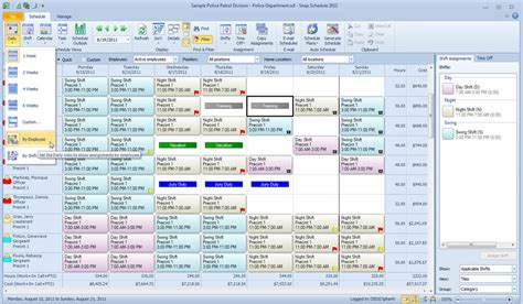 Weekly Employee Shift Schedule Template Excel