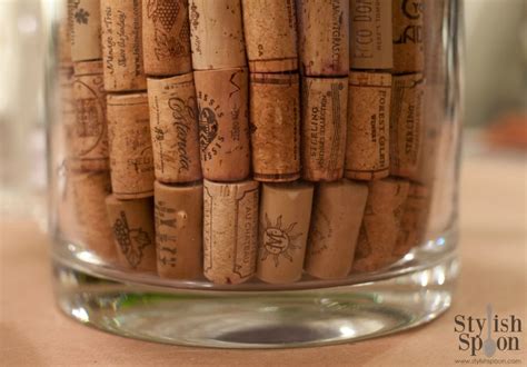 Diy Wine Cork Vase Filler Stylish Spoon
