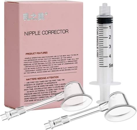 Wecando Set Nipple Corrector Device Silicone Correction For Inverted Nipples Treatment