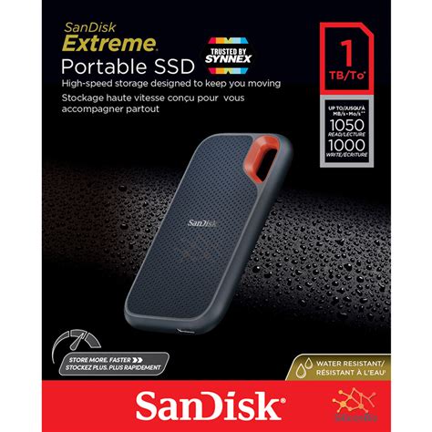 sandisk extreme portable ssd v2 sdssde61 500gb 1tb 2tb 4tb อ่านสูงสุด 1050 mbs เขียนสูงสุด