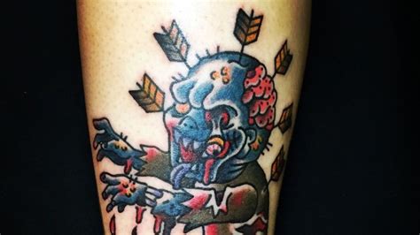 21 Walking Dead Zombie Tattoos That Totally Dont Bite
