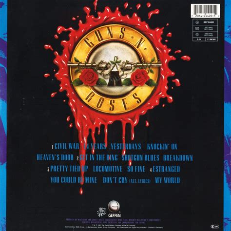 1991 Use Your Illusion Ii Guns N Roses Rockronología