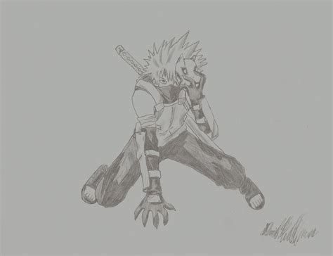 Kakashi As Anbu Black Ops By Oni Garama On Deviantart