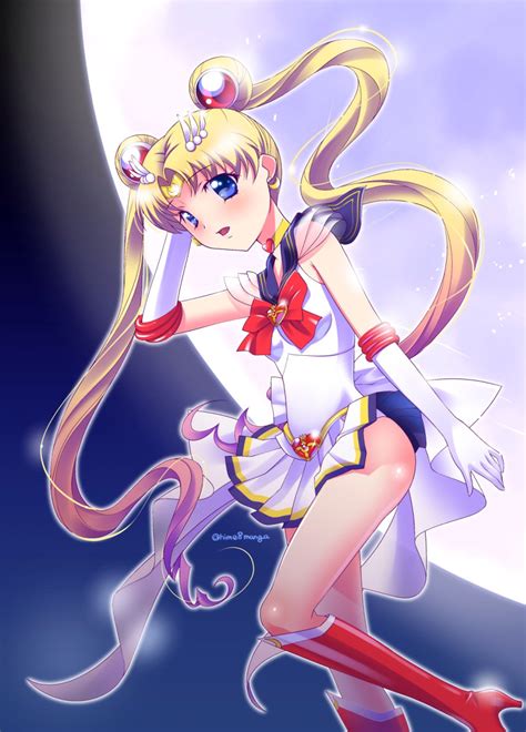 Safebooru 1girl Bishoujo Senshi Sailor Moon Blonde Hair Blue Eyes Blue Sailor Collar Boots