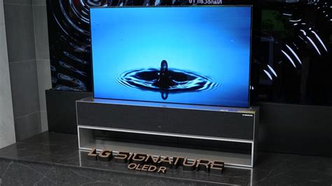 Hands On With Lgs Stunning 100000 Rollable Oled Tv