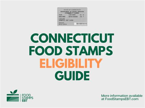 How much money/property can i have and still get food stamps? Connecticut Food Stamps Eligibility Guide - Food Stamps EBT