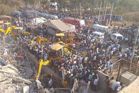 One Dead Many Feared Trapped After Building Collapses In India
