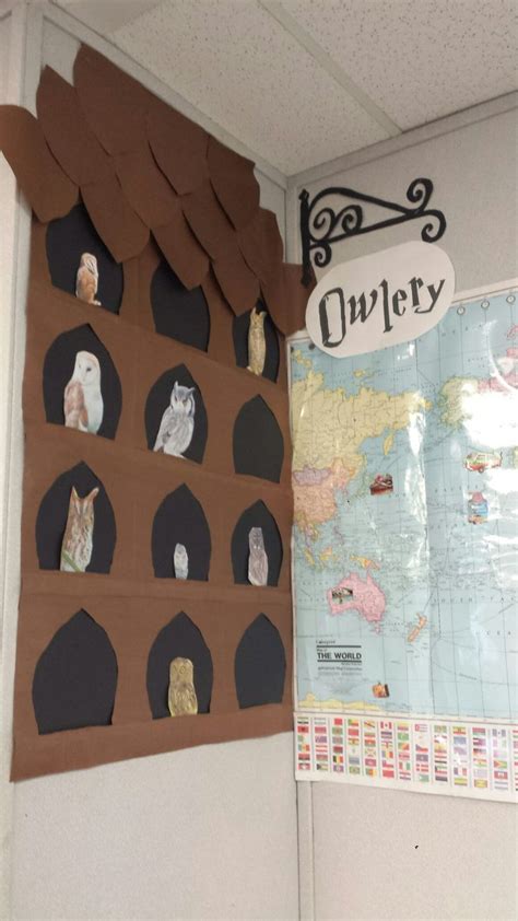 Hi teacher friends, included in this pack are items to decorate your classroom with a harry potter theme in mind. Owlery for notes home (With images) | Harry potter ...