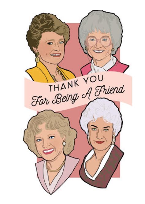Instant Download The Golden Girls Funny Greeting Card Etsy
