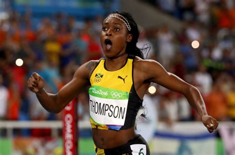 Jamaican Sprinter Elaine Thompson Completes Sprint Double