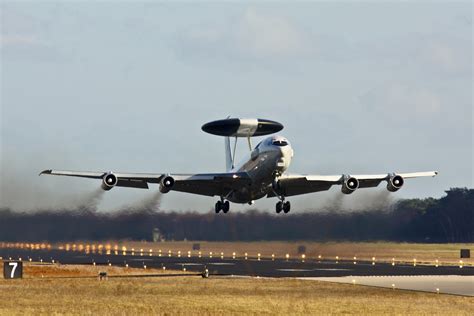 1977 Boeing E 3 Sentry Aircrafts Awacs Radar Military Us Air