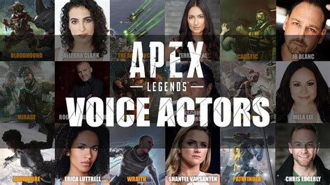 Apex Legends Voice Actors Behind The Scenes Youtube