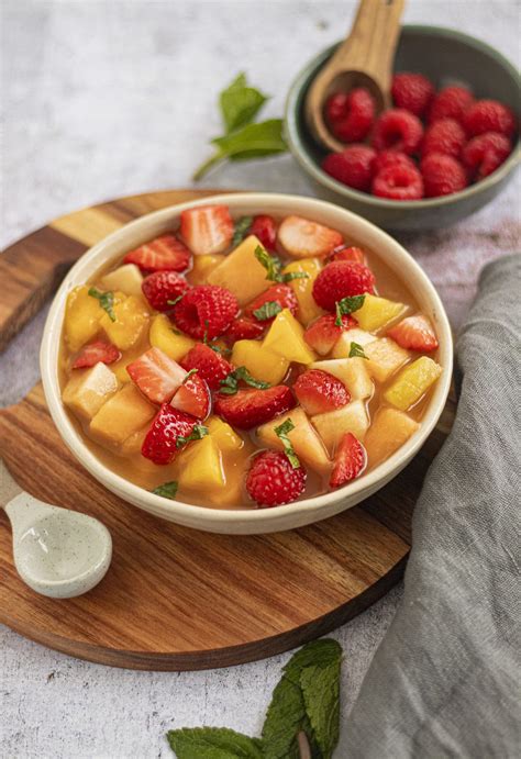 Salade De Fruits Au Bissap Blanc Aistou Cuisine