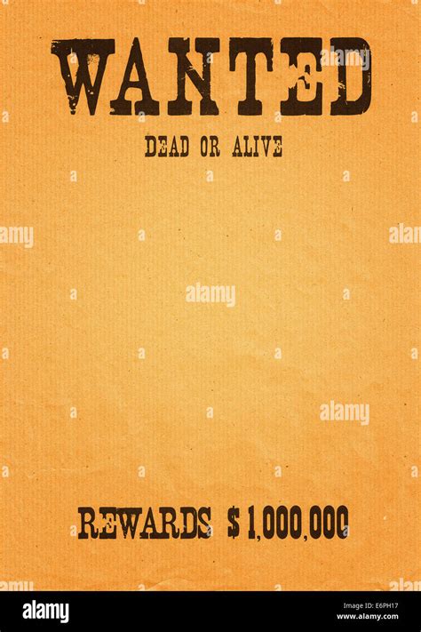 Wanted Poster Background Hi Res Stock Photography And Images Alamy