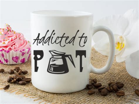 Addicted To Pot Mug Unique Coffee Mug Mug With Saying Sarcastic
