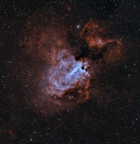 Swan Nebula M17 астрофотография