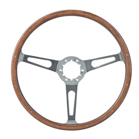 Steering Wheel 1963 1982 Chevrolet Corvette Riveted Walnut Aluminum