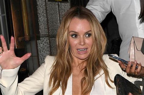 Amanda Holden Goes Braless As She Spills From Plunging Top Daily Star
