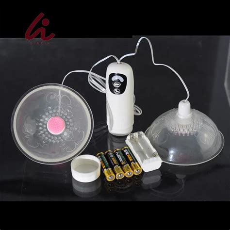 Buy Silicone Breast Enlargement Suction Cups Vibrators Multi Speed Vibration